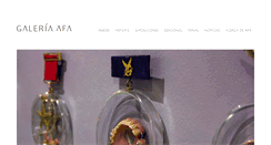 Desktop Screenshot of galeriaafa.com