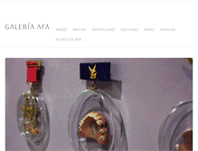 Tablet Screenshot of galeriaafa.com